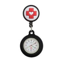 Relógio De Lapela Enfermagem Silicone Analógico - Memory Watch