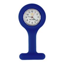 Relógio de Lapela Silicone Azul PAMED