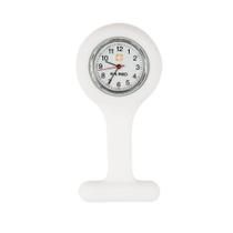 Relógio de Lapela Silicone Branco PAMED