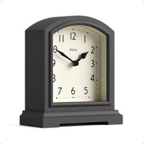 Relógio de Lareira JONES CLOCKS Tavern Cinza Escuro 15,5x14x6 cm