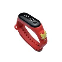 Relógio de Led Infantil Prova D'água Super-Heróis da Marvel Relógio de Led Infantil Prova D'água Super-Heróis da Marvel