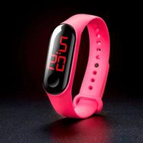 Relógio de led rosa