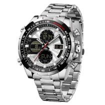 Relógio de Luxo à Prova d'Água com Pulseira em Aço Inoxidável