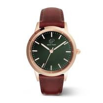 Relógio de Luxo Masculino Couro Marrom Casual New Port 40mm Relógio de Luxo Masculino Couro Marrom Casual New Port 40mm