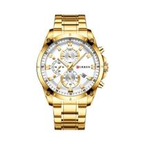 Relógio De Luxo Masculino CURREN Automático Com Data À Prova d'Água Relógio De Pulso Casual Quartz Relógio De Luxo Masculino CURREN Automático Com Data À Prova d'Água Relógio De Pulso Casual Quartz