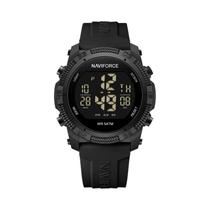 Relógio De Luxo Masculino Naviforce 7104 Resistente À Água Com Pulseira De Silicone E Display