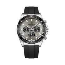 Relógio De Luxo Masculino NAVIFORCE Quartz Cronógrafo À Prova d'Água Com Pulseira De Silicone