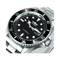 Relógio De Luxo Masculino WINNER Clássico Automático Com Bezel Rotativo E Mostrador Luminoso Com Relógio De Luxo Masculino WINNER Clássico Automático Com Bezel Rotativo E Mostrador Luminoso Com