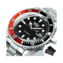 Relógio De Luxo Masculino WINNER Clássico Automático Com Bezel Rotativo E Mostrador Luminoso Com