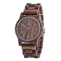 Relógio de madeira LeeeV Uwood Series 40mm unissex com caixa de presente