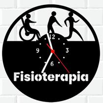 Relógio De Madeira MDF Fisioterapia Fisioterapeuta