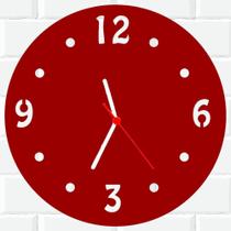 Relógio De Madeira MDF Parede 2 V