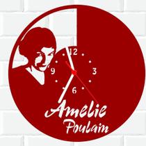 Relógio De Madeira MDF Parede Amélie Poulain V