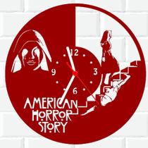 Relógio De Madeira MDF Parede American Horror V