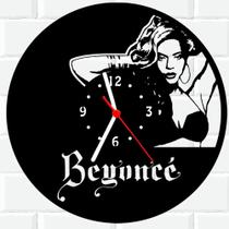 Relógio De Madeira MDF Parede Beyonce Cantora