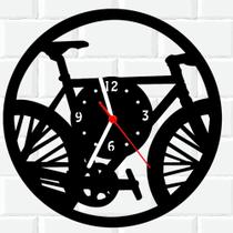 Relógio De Madeira MDF Parede Bicicleta Bike Mountain 5