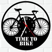 Relógio De Madeira MDF Parede Bicicleta Bike Mountain 7
