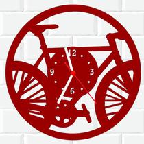 Relógio De Madeira MDF Parede Bicicleta Bike Mountain 9 V