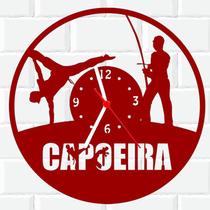 Relógio De Madeira MDF Parede Capoeira Luta V - 3D Fantasy