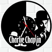 Relógio De Madeira MDF Parede Charles Chaplin Cinema 3