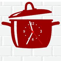 Relógio De Madeira MDF Parede Cozinha Casa Decoracao 7 V