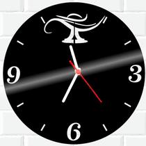 Relógio De Madeira MDF Parede Enfermagem Enfermeira