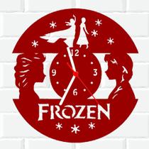 Relógio De Madeira MDF Parede Frozen Disney Princesa V - 3D Fantasy
