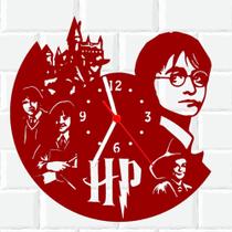 Relógio De Madeira MDF Parede Harry Potter Hp 1 V