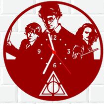 Relógio De Madeira MDF Parede Harry Potter Hp 3 V