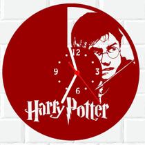 Relógio De Madeira MDF Parede Harry Potter Hp 7 V