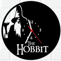 Relógio De Madeira MDF Parede Hobbit Senhor Dos Aneis
