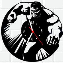 Relógio De Madeira MDF Parede Hulk Marvel Heroi