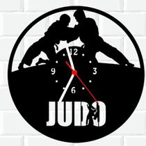 Relógio De Madeira MDF Parede Judo Luta - 3D Fantasy