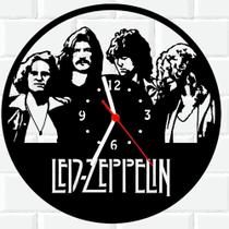 Relógio De Madeira MDF Parede Led Zeppelin Rock 4 - 3D Fantasy