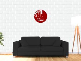 Relógio De Madeira MDF Parede Lenine Cantor V Relógio De Madeira MDF Parede Lenine Cantor V