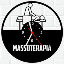 Relógio De Madeira MDF Parede Massoterapia Massagista - 3D Fantasy