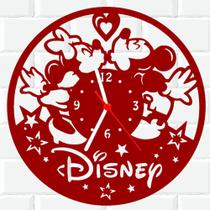 Relógio De Madeira MDF Parede Mickey Disney 2 V - 3D Fantasy