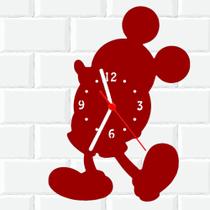Relógio De Madeira MDF Parede Mickey Disney 4 V - 3D Fantasy