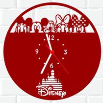 Relógio De Madeira MDF Parede Mickey Disney 5 V - 3D Fantasy