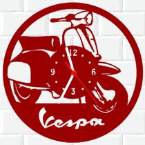 Relógio De Madeira MDF Parede Moto Motocicleta 6 V