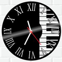 Relógio De Madeira MDF Parede Musica 3