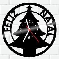 Relógio De Madeira MDF Parede Natal 1