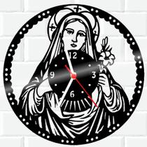 Relógio De Madeira MDF Parede Nossa Senhora