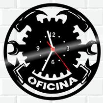 Relógio De Madeira MDF Parede Oficina Mecanica 1