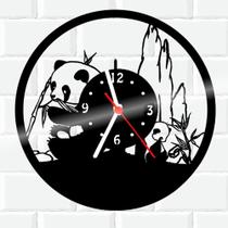 Relógio De Madeira MDF Parede Panda