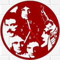 Relógio De Madeira MDF Parede Queen Rock 1 V