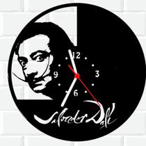 Relógio De Madeira MDF Parede Salvador Dali Pintor