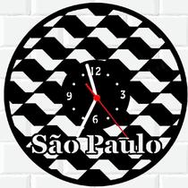 Relógio De Madeira MDF Parede São Paulo Viagem Turismo 3