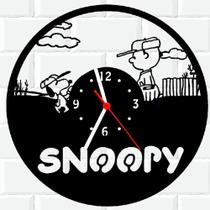 Relógio De Madeira MDF Parede Snoopy Charlie Brown 4