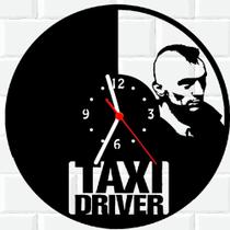 Relógio De Madeira MDF Parede Taxi Driver Cinema